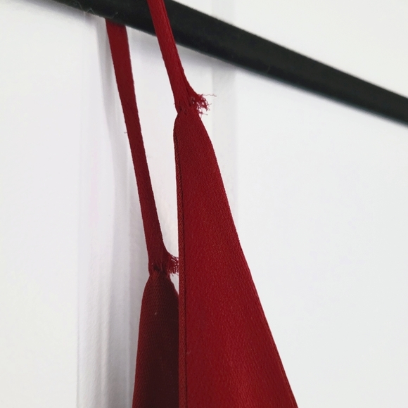 Burgundy Flowy Dress - Picture 4 of 8